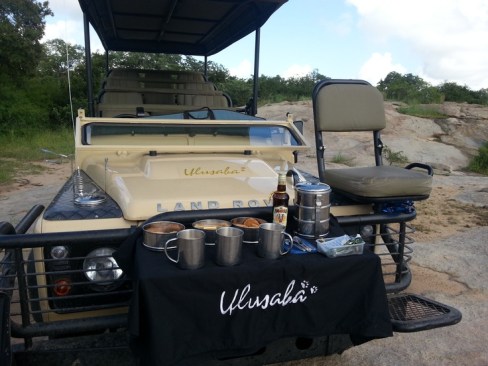 Morning coffee on safari with Ulusaba