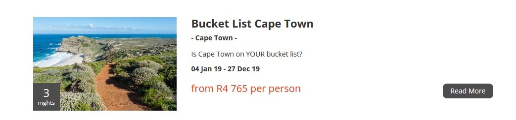 Bucket List Cape Town