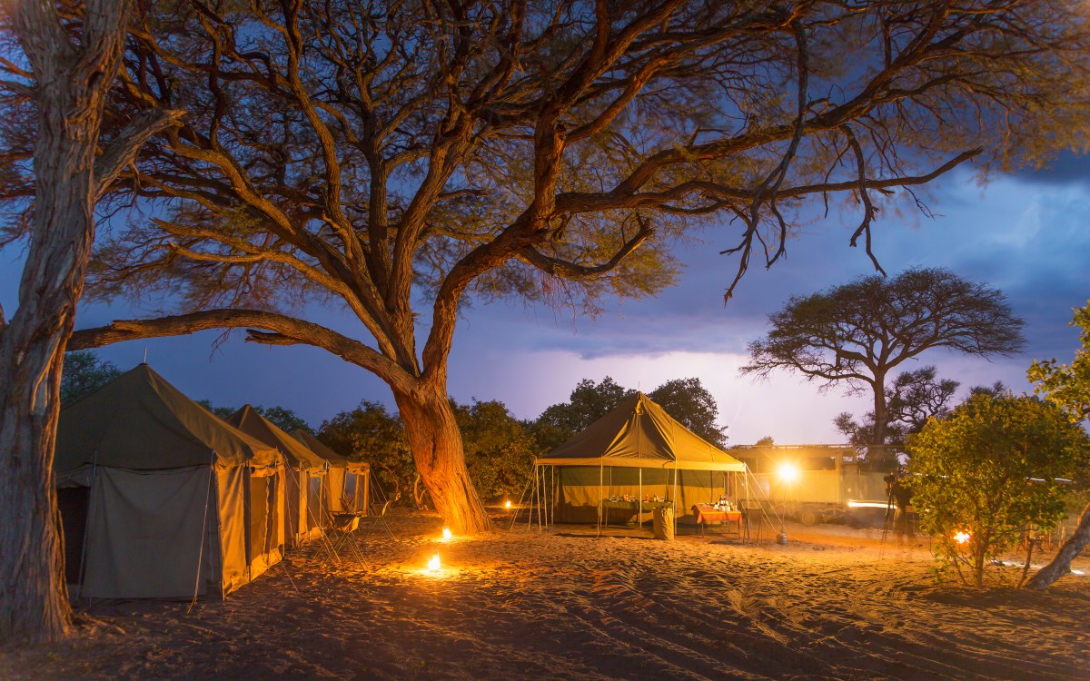 Tents in a Safari Camp